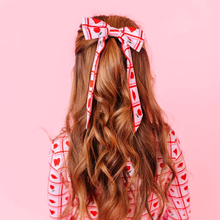 Nœud à pince Reine de Cœur pour la vente par Kiki + Lulu