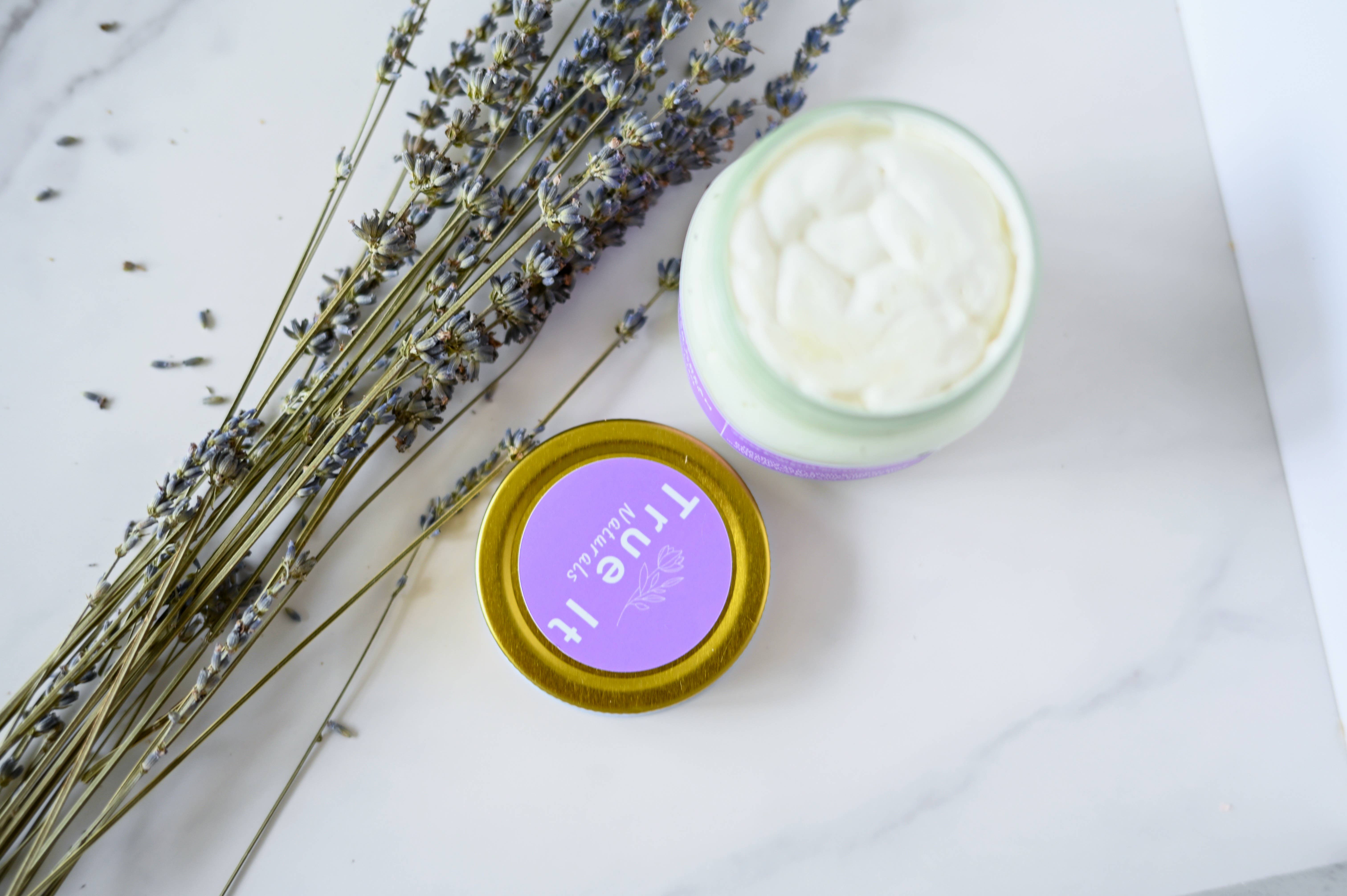 True It Naturals - Wholesale Body Balm/Butter - Whipped Body Butter - Lavender Cream | Hand & Body Lotion1