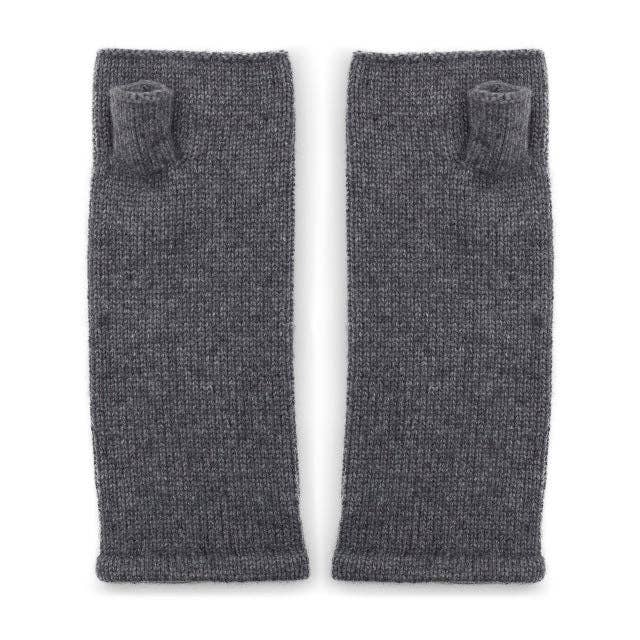 Somerville Scarves - Wholesale Hand Warmer - Cashmere Wrist Warmers - Grey