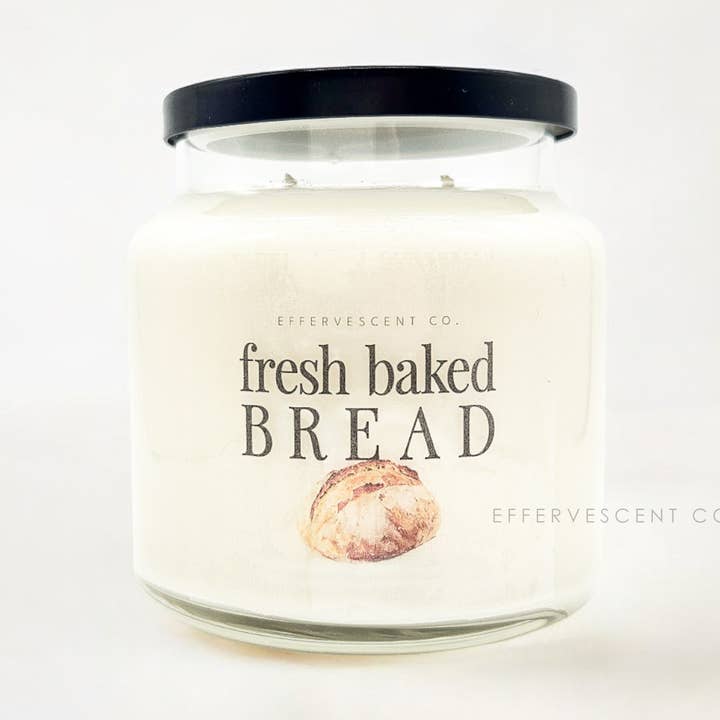 Fresh Baked Bread | 2-Wick Soy Candle for wholesale by Effervescent Co.