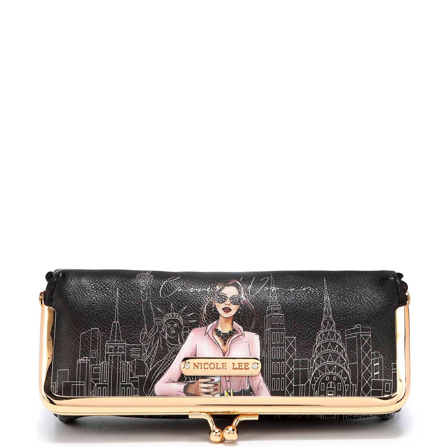 Nicole Lee USA - Wholesale Makeup/Cosmetic Bag - KISS LOCK MAKEUP CASE0