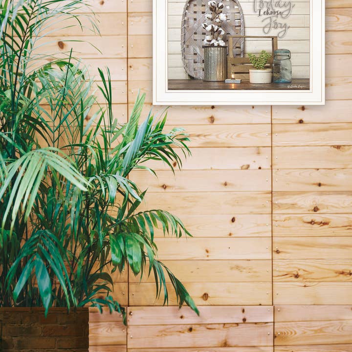 Trendy Decor 4U - Wholesale Art Print - "Today I Choose Joy" by Susan Boyer, Ready to Hang Framed1