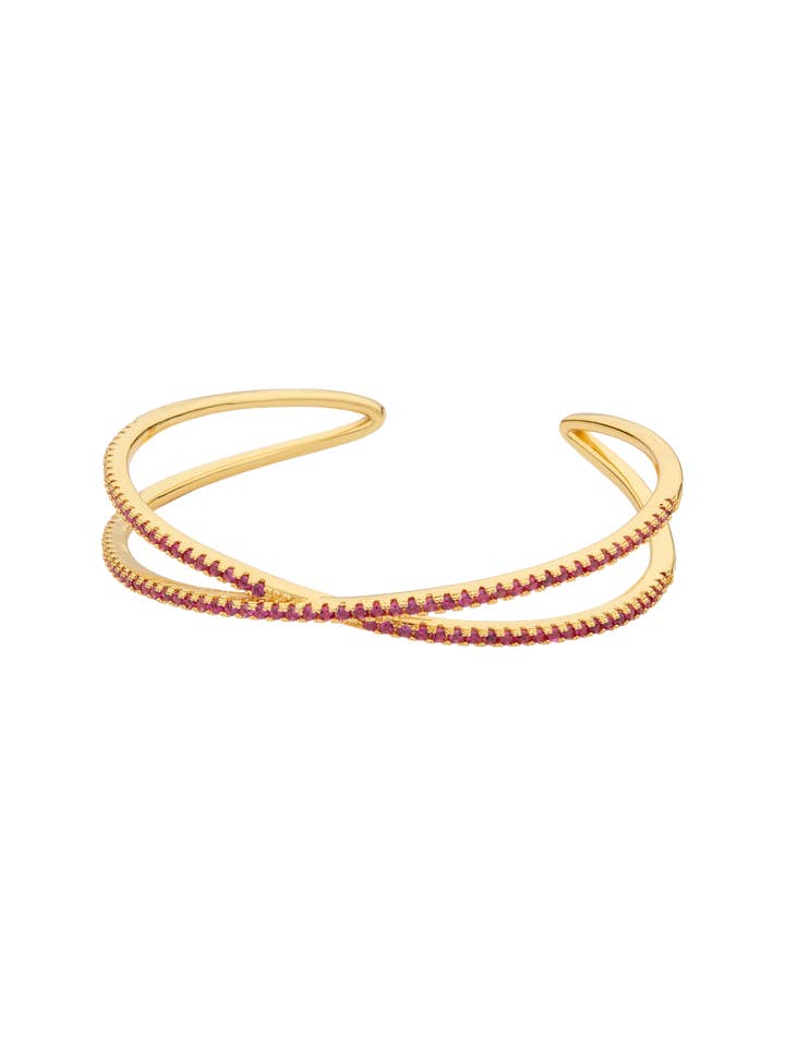 Bracelet Twist en zircone pour la vente par Atelier18