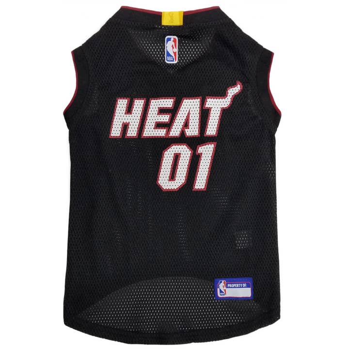 Pets First - Wholesale Pet Jersey - Dog - MIAMI HEAT BASKETBALL MESH JERSEY