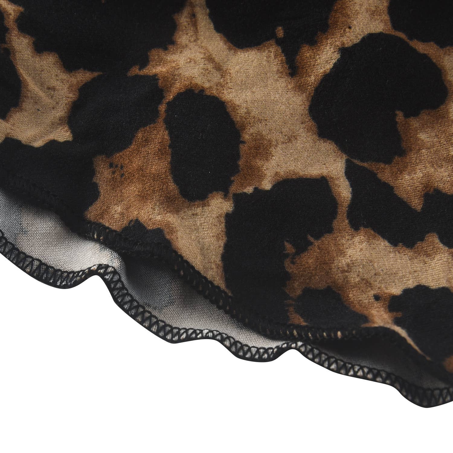 HIDDENBRAND - Wholesale Skirt - Women's - Leopard pleated mini skirt with lined shorts4