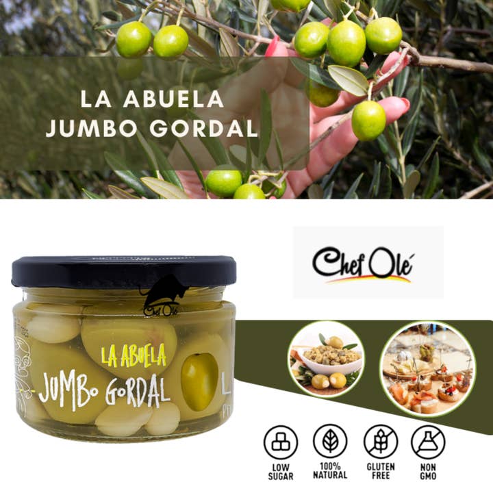 Chef Ole boxes llc - Wholesale Olives - Chef Ole Olivia Olive Fancy Collection-Since 1926-Authentic Gourmet Olive Gift. Spanish marinated variety. 10 oz jar(Pack of 5) for Charcuterie Board. Vegetarian & Foodie Gift Basket from Spain.3