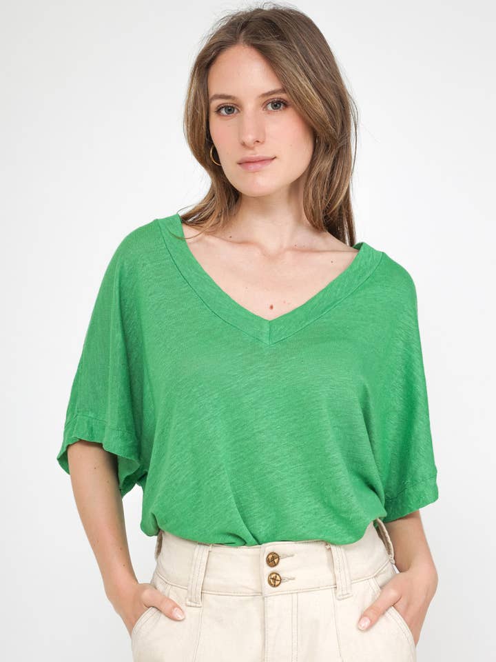 NOELINE - Wholesale T-Shirt - Women's - 12599 linen top5