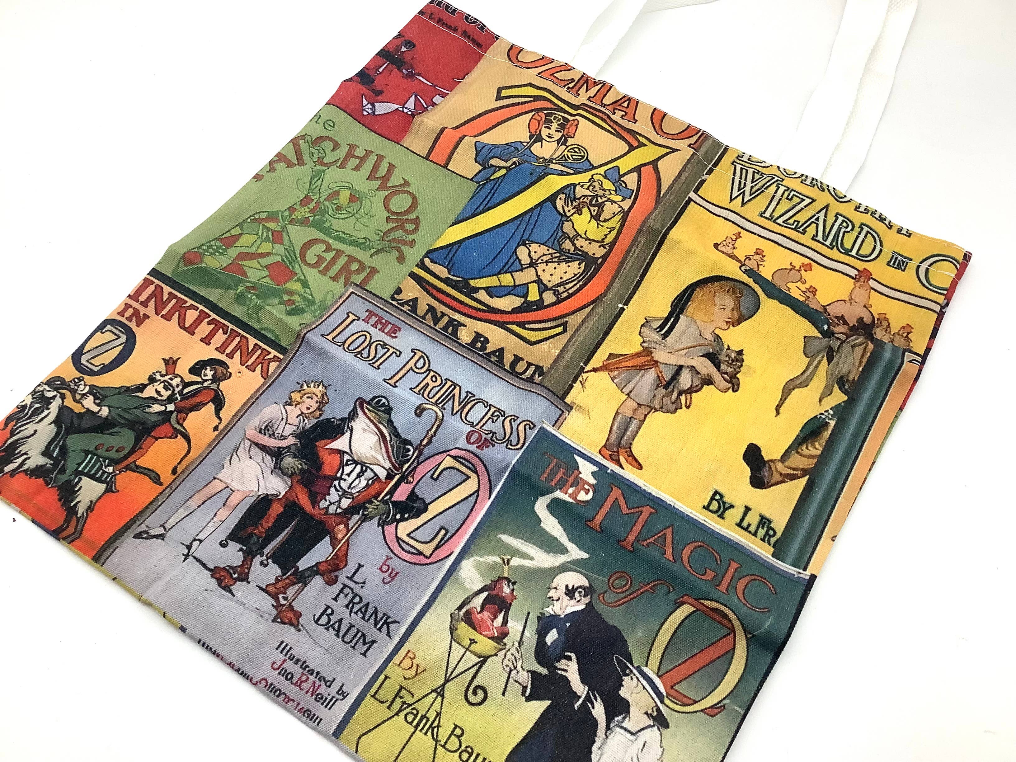 All Little Cute Things - Wholesale Tote Bag - Women's - Canvas Tote Bag, Vintage Classic Books Grocery Shopping 2