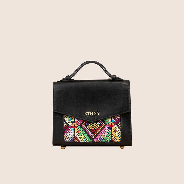 Ethny - Wholesale Top Handle Bag - Women's - María Mini Bag - Black