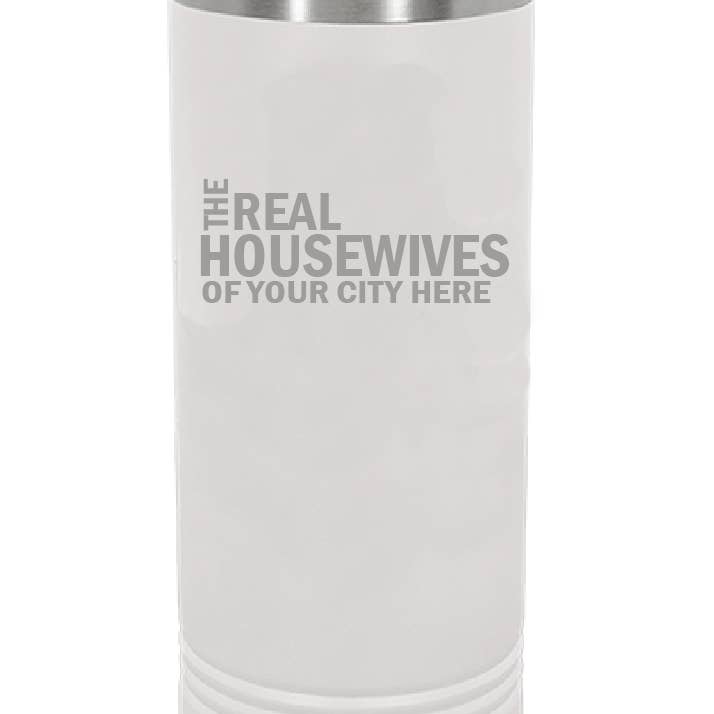 Calm Down Caren - Wholesale Insulated Mug/Tumbler - Real Housewives of CUSTOM CITY Polar Camel Skinny Tumbler