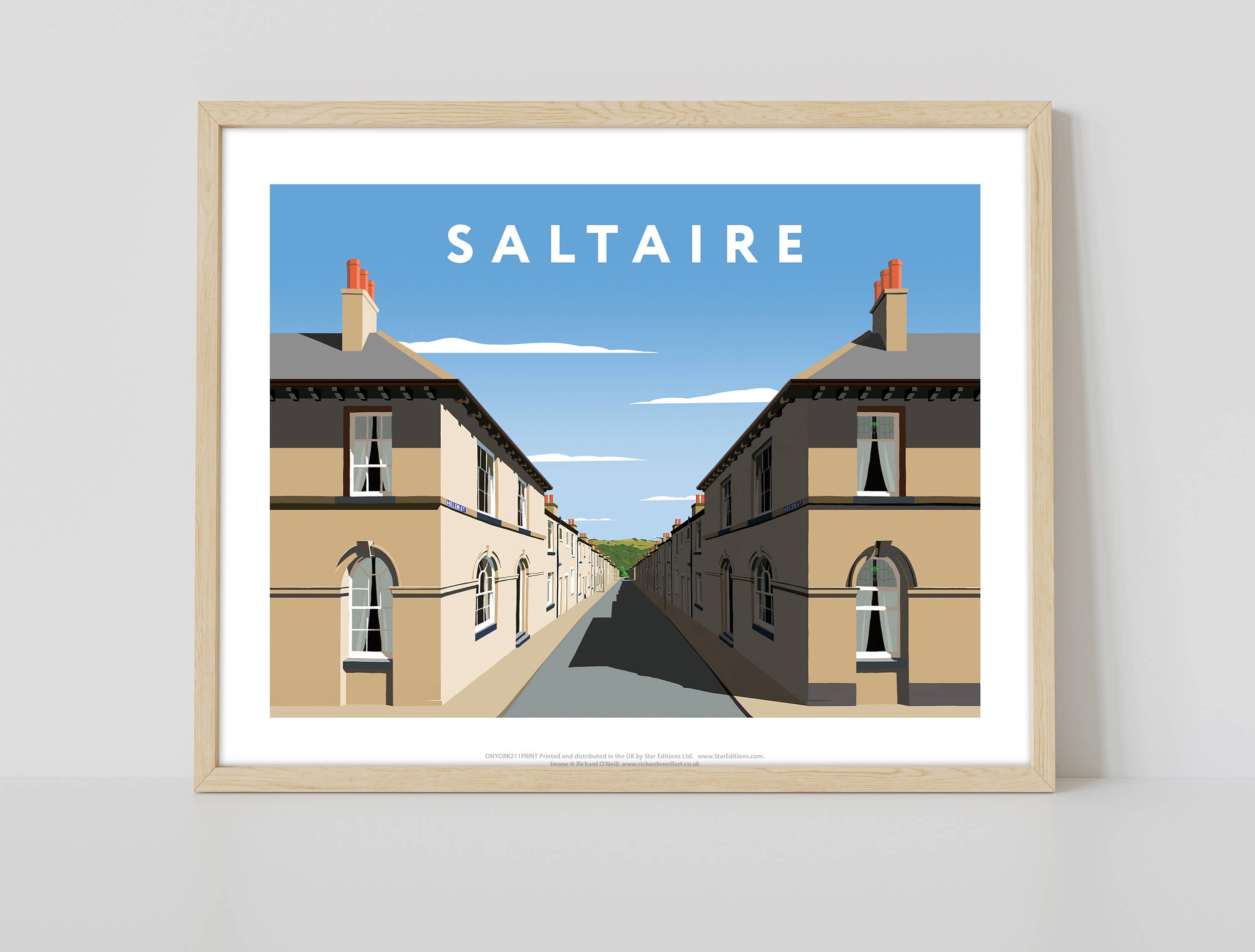 Star Editions – wholesale Art print – Saltaire By Artist Richard O'Neill - Premium Art Print1