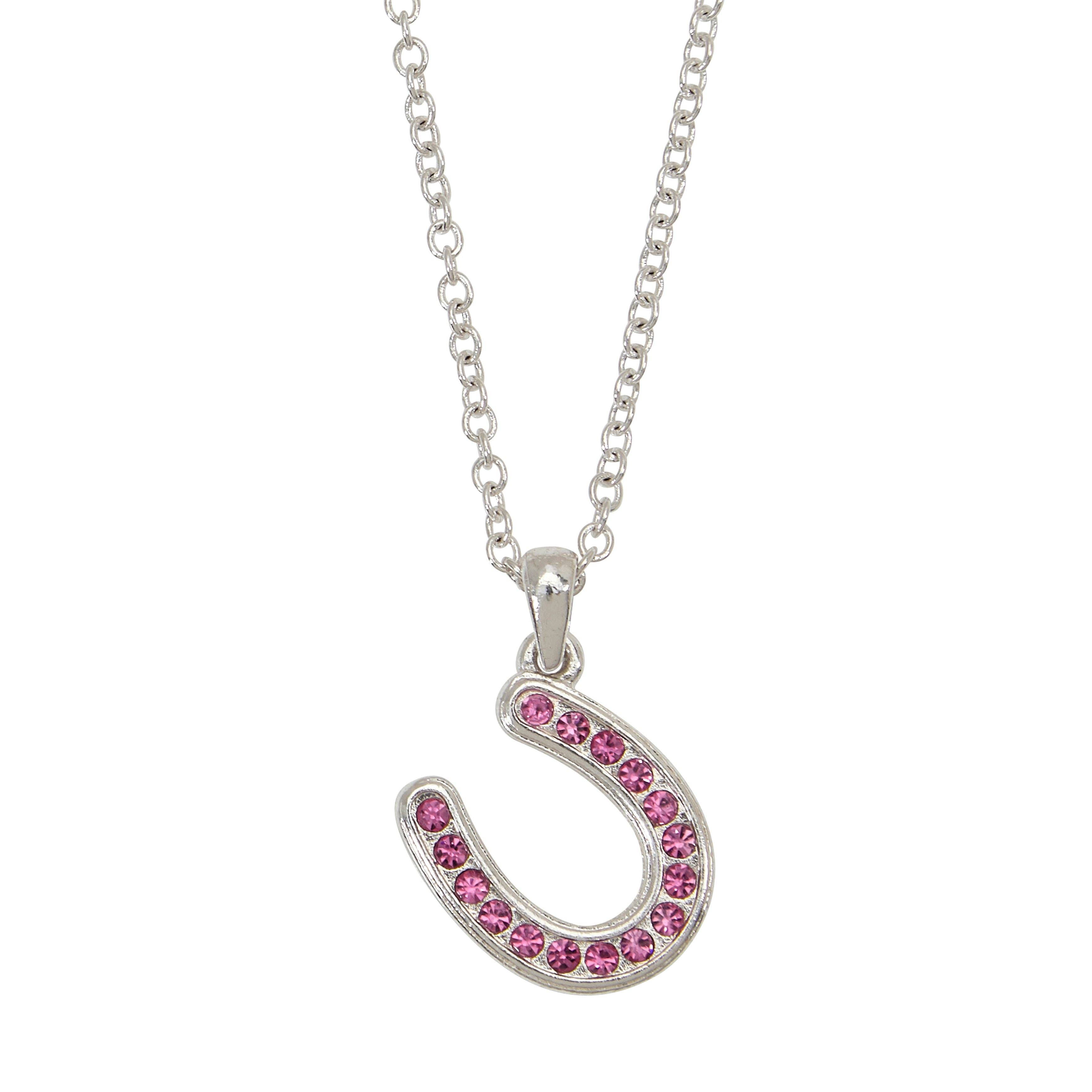 AWST Intl - Wholesale Pendant/Charm Necklace - AWST Int'l Horseshoes Necklace w/Colorful Cowboy Hat Box3