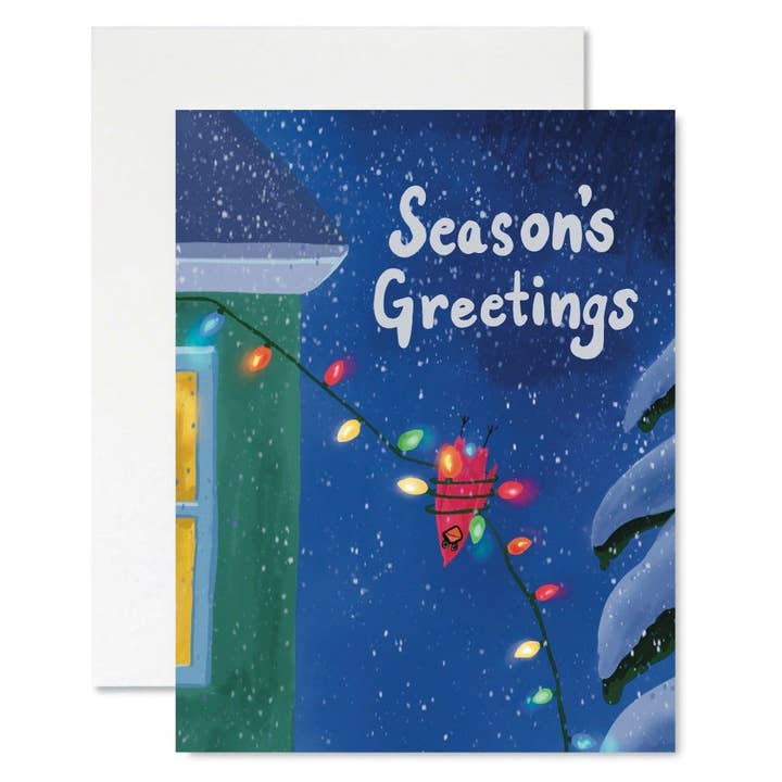 Cardinal Season's Greetings Card for wholesale by Mabel Paper Co.