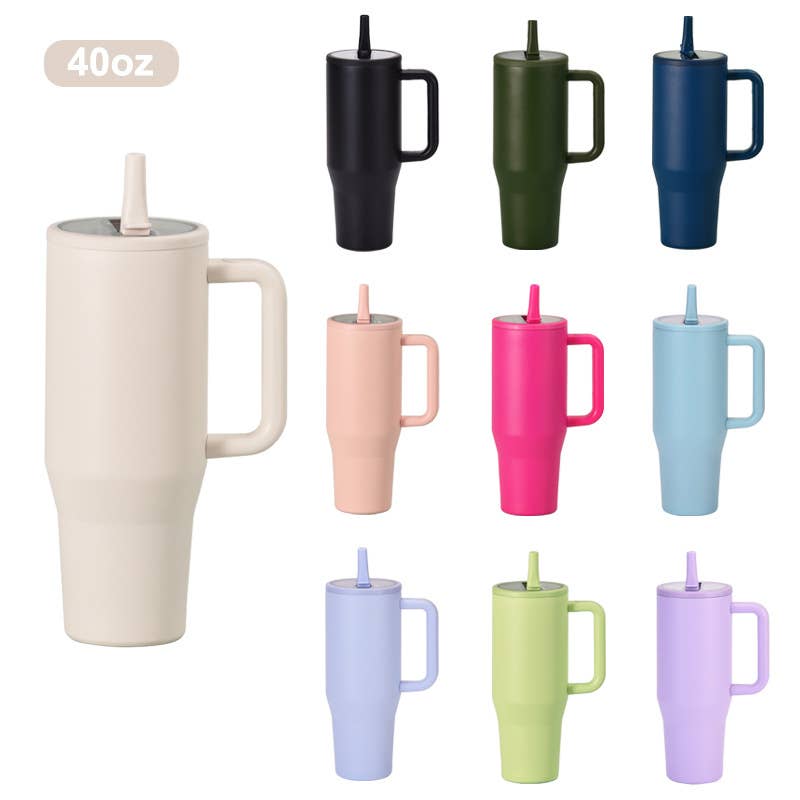 Candles Meta - Wholesale Insulated Mug/Tumbler - 40oz Foldable Straw Lid  Double-Layer Insulated Tumbler11