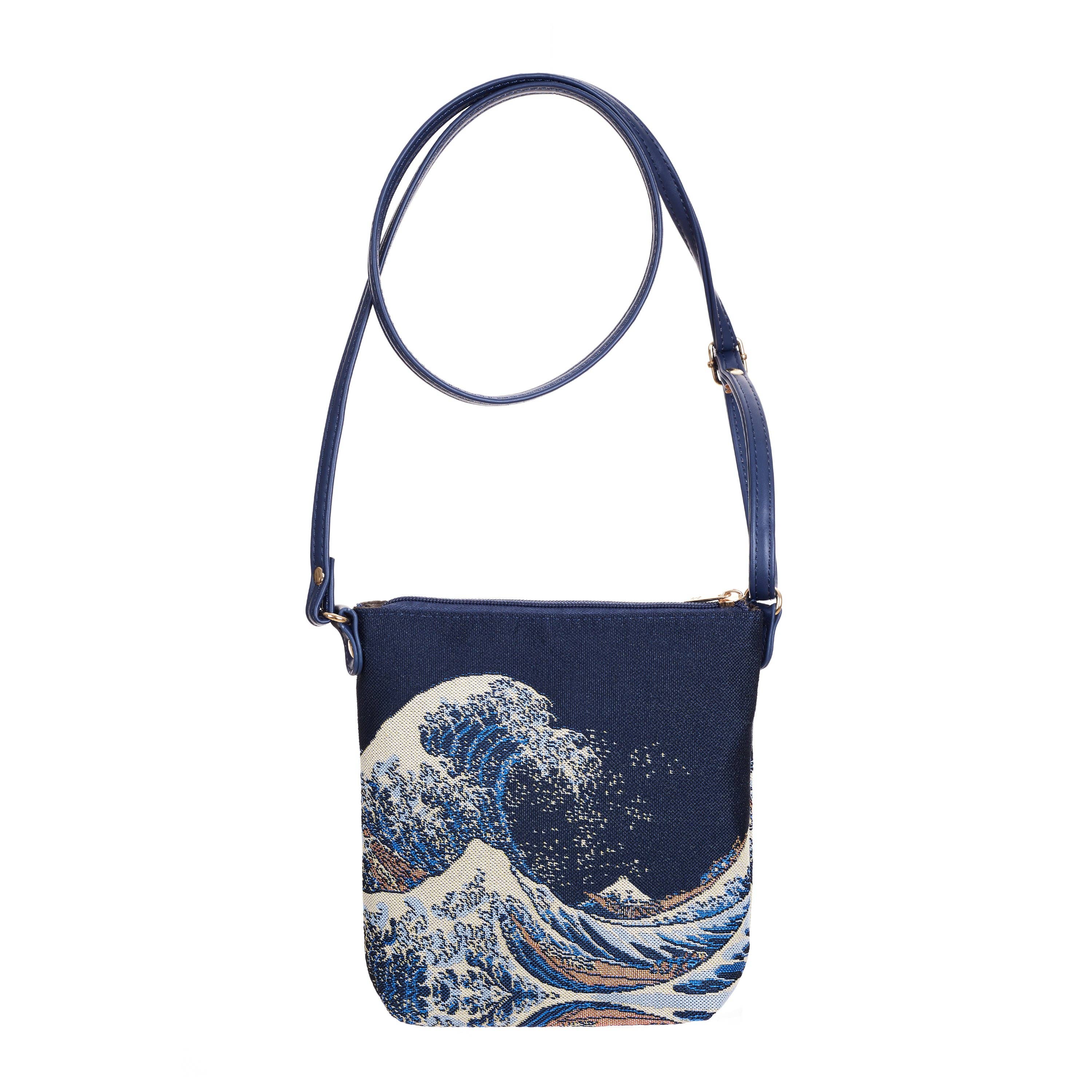 Signare Tapestry - Wholesale Crossbody Bag - Women's - The British Museum Great Wave Off Kanagawa - Sling Bag3