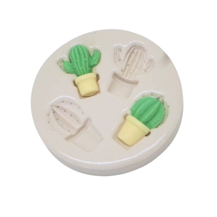 Atiladecor, Artesanato Lda - Wholesale Craft Tool - Miniature Mold Of 4 Different Cacti 3Cm1