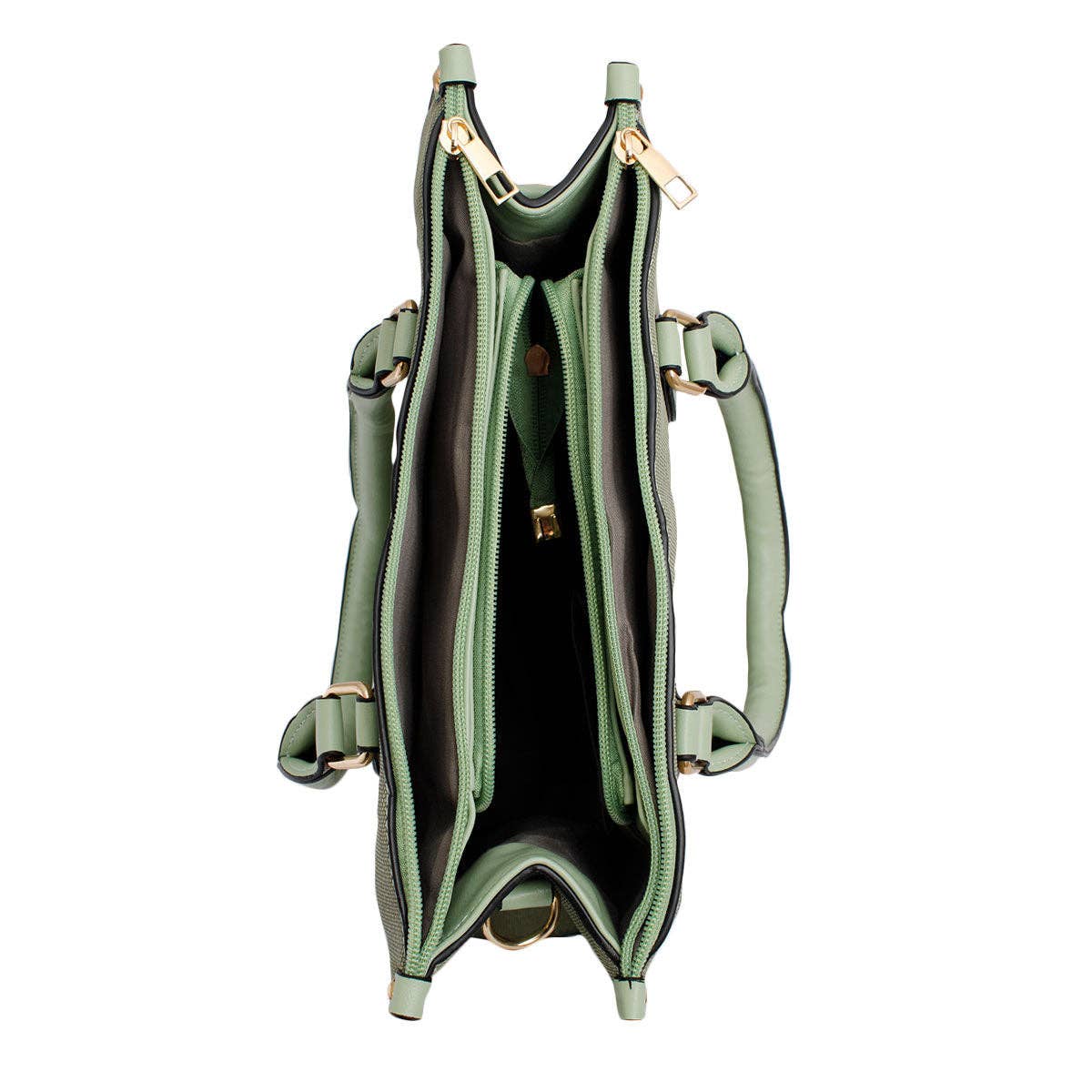 grün Purse Green Pebble Grain Satchel Handtasche für Damen für den Großhandel auf Faire3