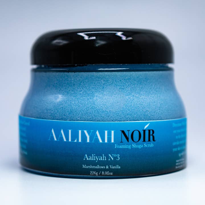 Aaliyah N°3 Whipped Foaming Sugar Scrub for wholesale by Aaliyah Noir Boutique