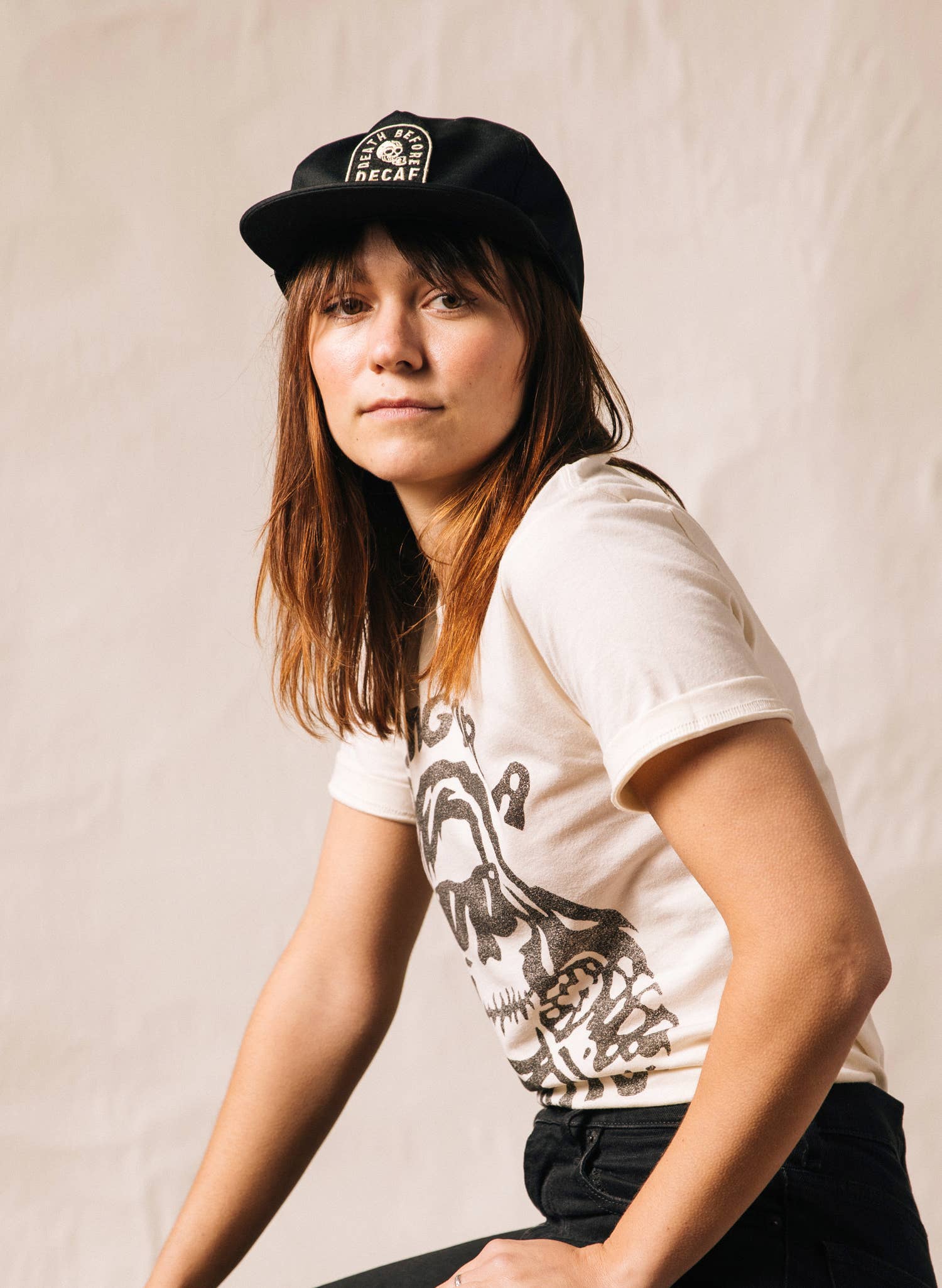 Pyknic - Wholesale Flat Brim Cap - Unisex - Death Before Decaf Hat5