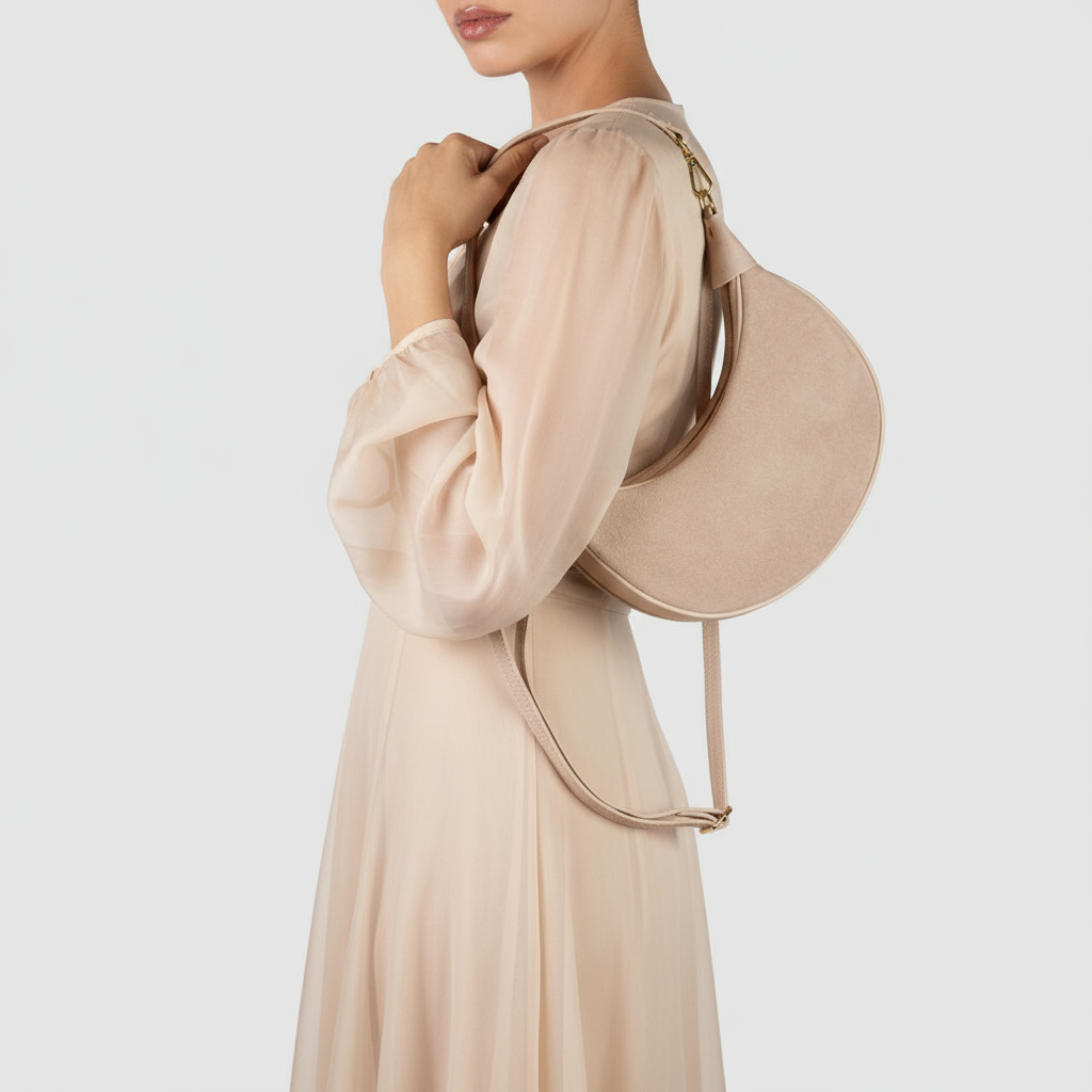 TAKEASY - Vente Sac porté épaule – femme - Sac à bandoulière en cuir suédé25