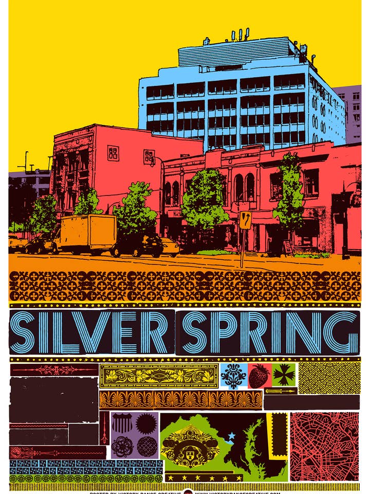 Silver Spring Maryland zeefdruk voor wholesale door Victory Dance Creative