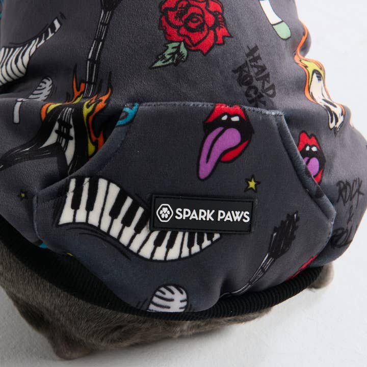 Spark Paws - Wholesale Pet hoodie – Dog - Rock and Roll Dog Hoodie4