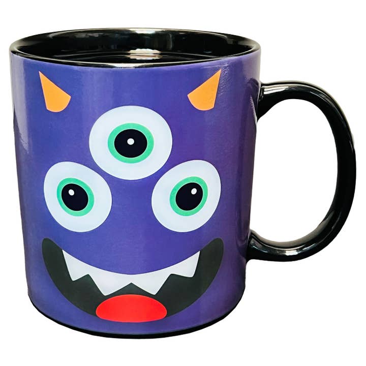 Monster Heat Reveal Mug - Purple for wholesale by Streamline