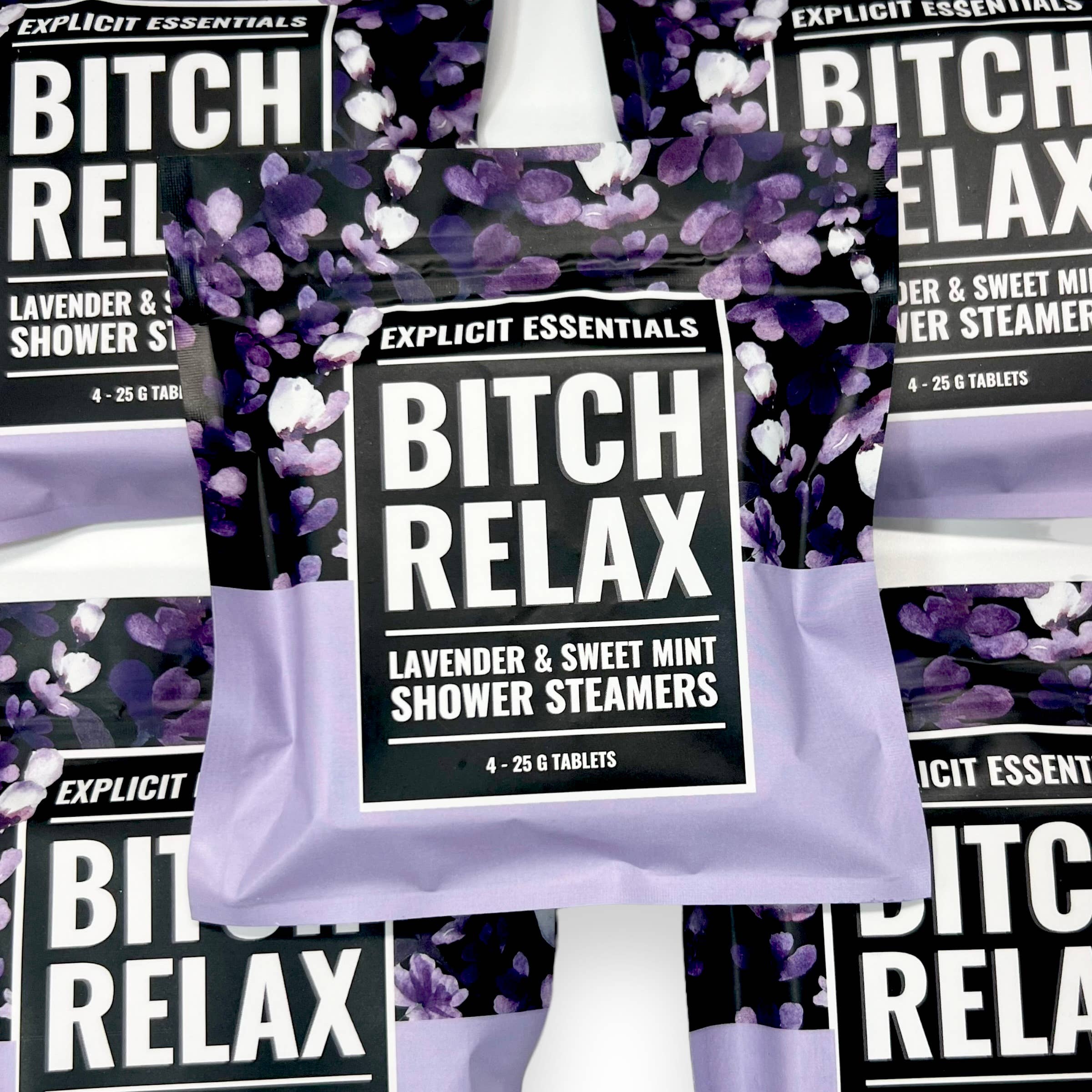 Explicit Essentials - Wholesale Shower Steamer/Bomb - Bitch Relax Shower Steamers2