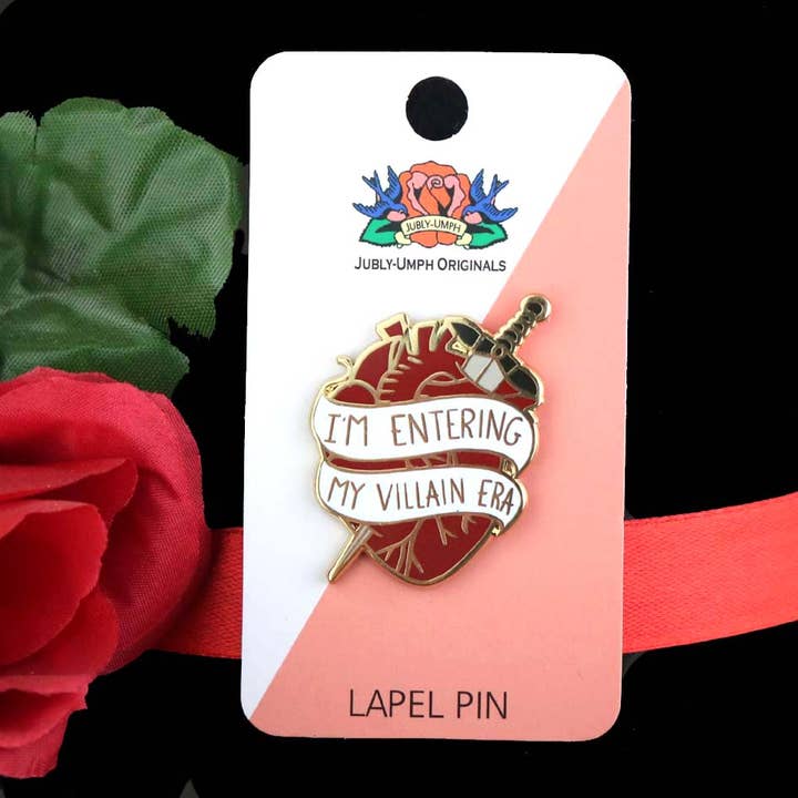 Jubly-Umph - Wholesale Lapel Pin/Button - I'm Entering My Villain Era Lapel Pin