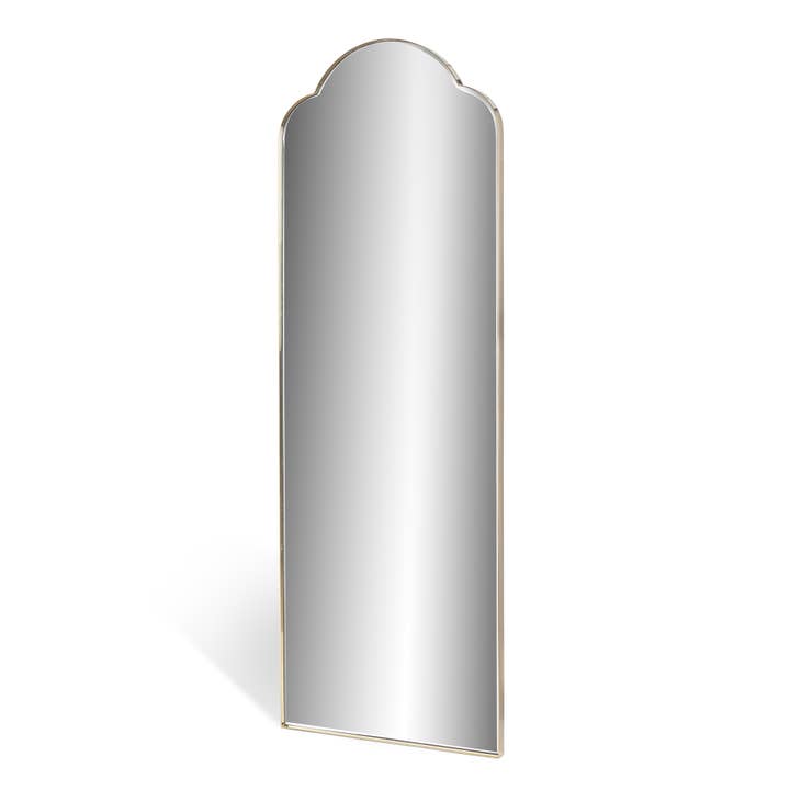 Island Manor Floor Mirror, Mirrored Champagne for wholesale by Park Hill Collection