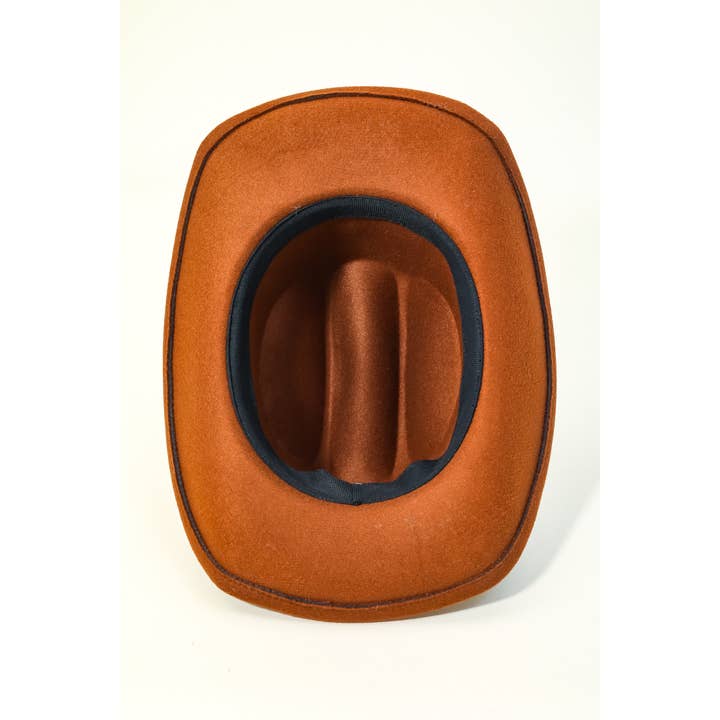 Anarchy Street – Chapéu de cowboy - Mulher por atacado – Chapéu de Cowboy Ocidental com Corrente de Águia6