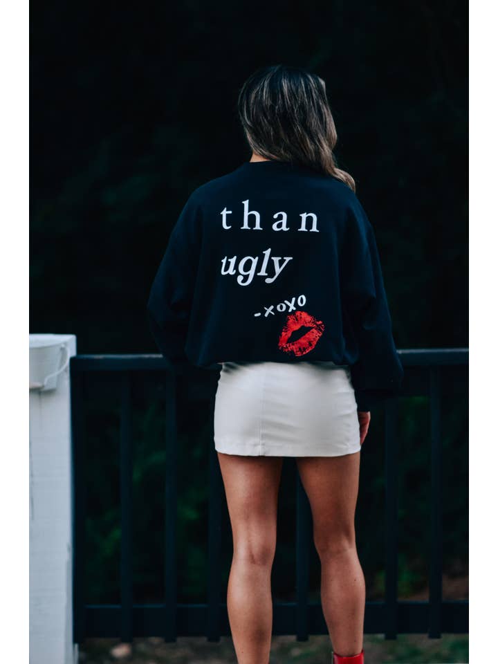 Southern Bliss Co. - Wholesale Graphic Sweatshirt - Women's - Better Late Than Ugly Sweatshirt5