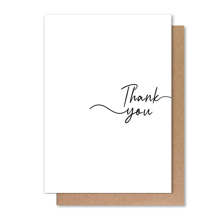 THANK YOU GREETING CARD for wholesale by How Lovely
