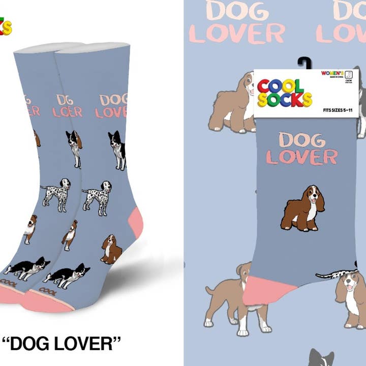 Dog Lover Socks - Womens for wholesale by Cool Socks