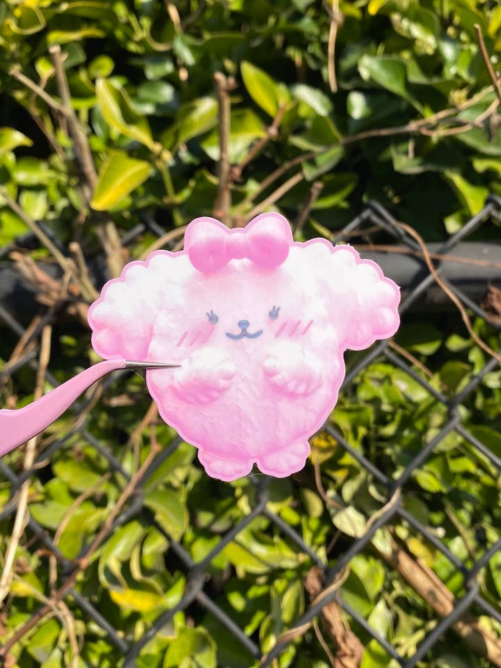 Adorable Poodle Dog Sticker for wholesale by megoogs draws