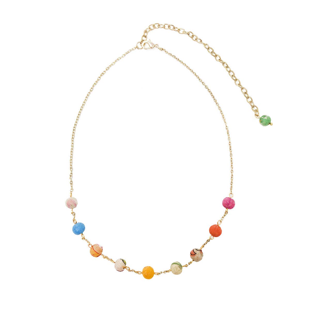 WorldFinds - Vente Collier de perles - Collier Kantha Cleo1
