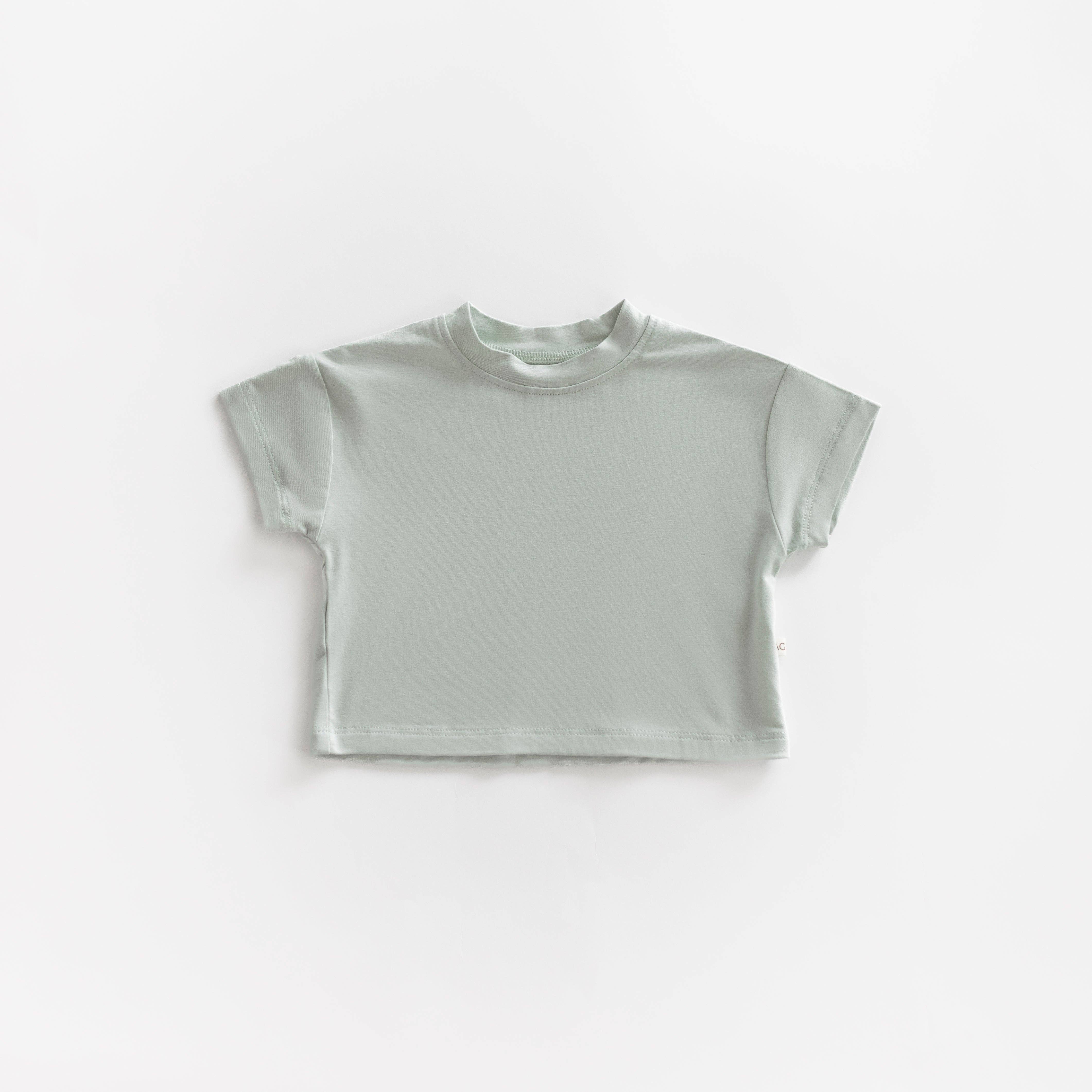 Atlas Grey - Wholesale T-Shirt - Kids - Oversized Bamboo T-Shirt3