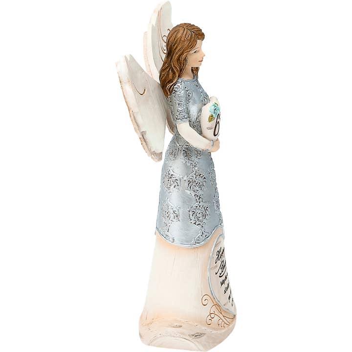 Pavilion – wholesale Decorative figurine – 65th Birthday - 6" Angel Holding Heart7