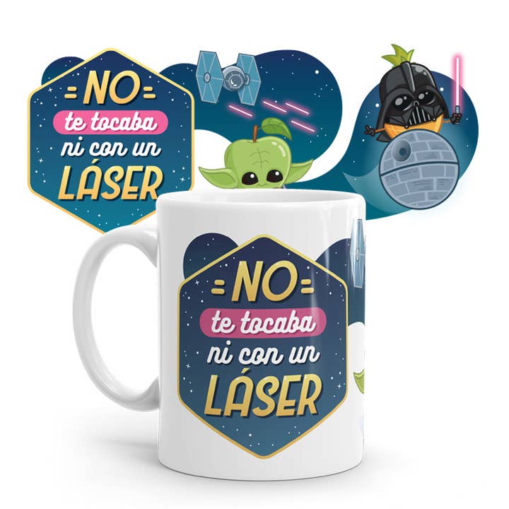 Mug - FR - I didn't even touch you with a laser for wholesale by Puterful