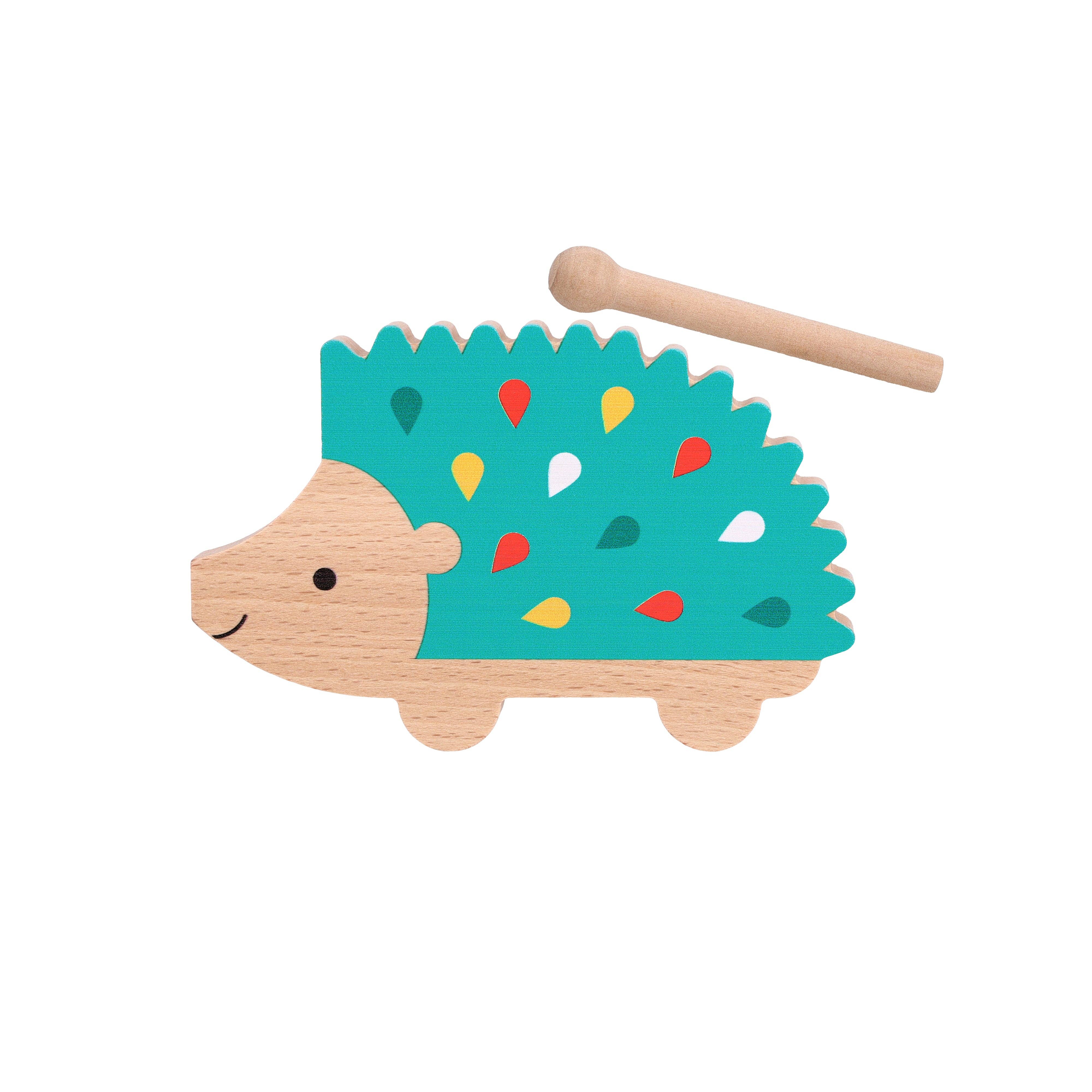 Chronicle Books - Wholesale Musical Toy - Kids & Baby - Happy Hedgehog Percussion Instrument CDU of 107