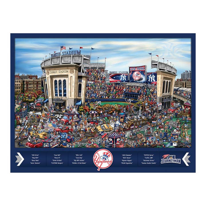 White Mountain Puzzles - Wholesale Puzzle - Adult - Ny Yankees Puzzle (5021275) - 500 Piece Jigsaw Puzzle