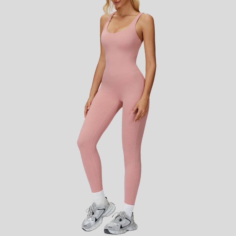 WONDERXFANS – wholesale Unitard – Women′s – Slimming jumpsuit with cutout back2