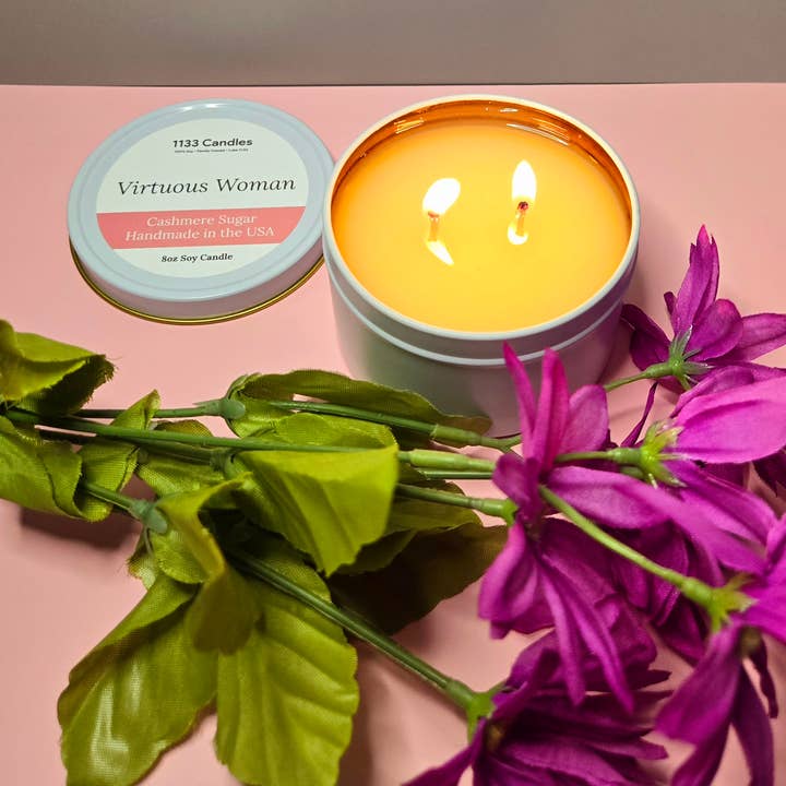 1133 Candles - Wholesale Travel Candles - Soy Candle Bundle of 10 | Faith Based | Made in USA7