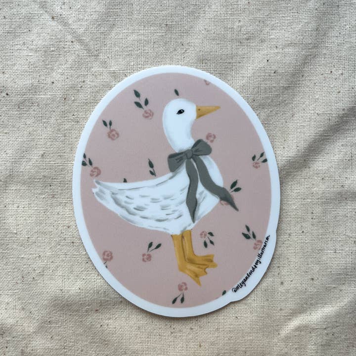 Megan Lindsey Illustration - Wholesale Sticker - Vintage Duck Sticker1