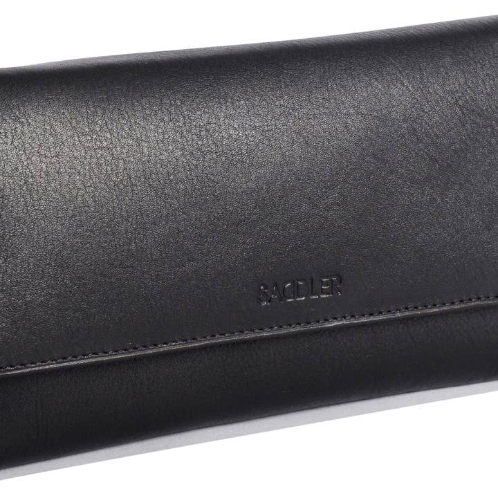 SADDLER - Vente Portefeuille – femme - Grand Portefeuille en Cuir à Sections Multiples "Grace" – Fait Main par Saddler | Protégé RFID & Boîte Cadeau37