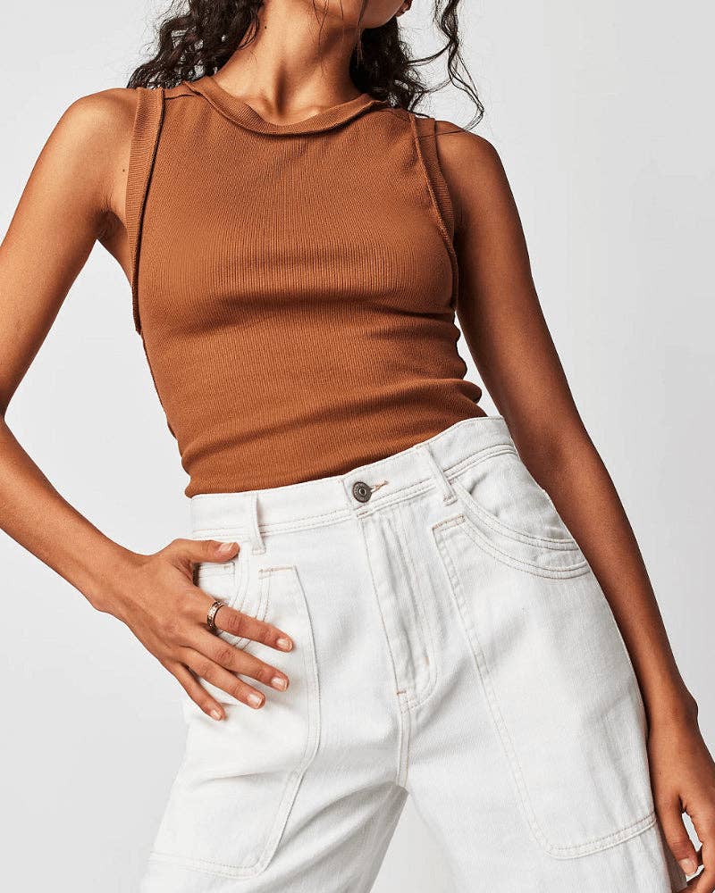 Sweetkama - Wholesale Tank Top - Women's - Ladies Ribbed Sleeveless Tank Top SKT27813