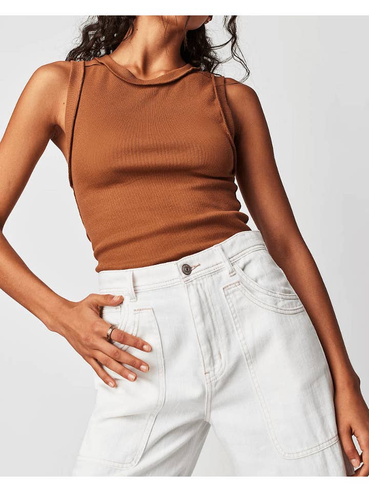 Sweetkama - Wholesale Tank Top - Women's - Ladies Ribbed Sleeveless Tank Top SKT27817