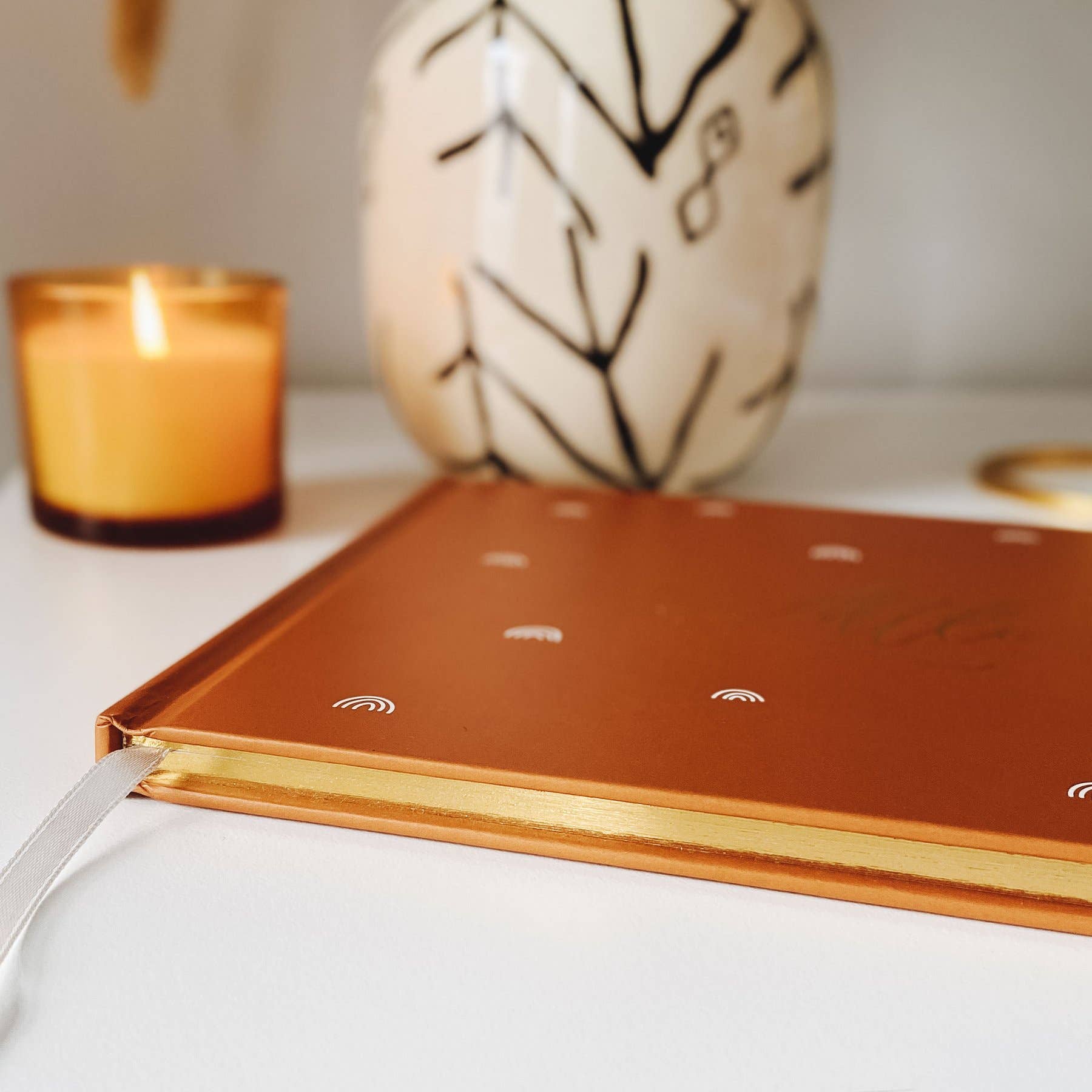 Blush And Gold - Wholesale Journal/Diary - Maternity - (Rainbows) Baby Journal - baby shower new parents gift book1