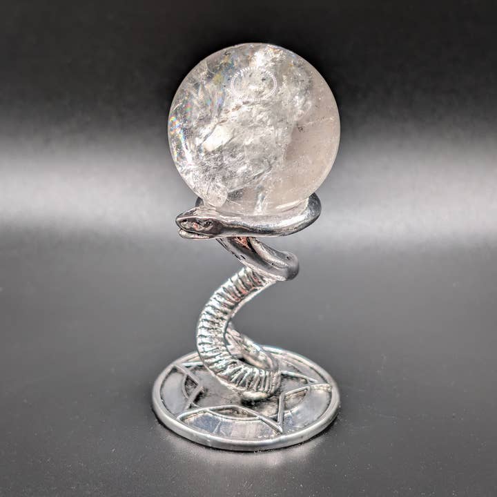 Astral Serpent Mini Bolstandaard - Zilver OF Goud voor wholesale door The Crystal Tabby