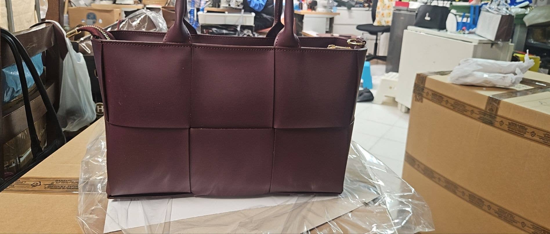 Florence Leather – Engroshandel Taske med håndtag – til kvinder – Flettet lædertaske15